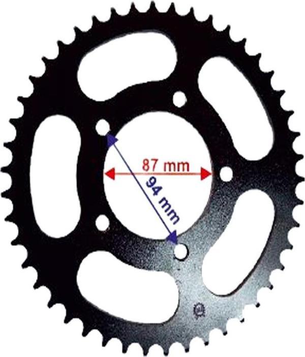 Suzuki Uyumlu İnazuma Arka Dişli 520-46T İç 87X5 Delikli Ind Öm - Image 1