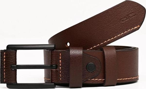 Erkek Hakiki (Gerçek) Casual Deri Kemer Kahverengi 112518 - Image 1
