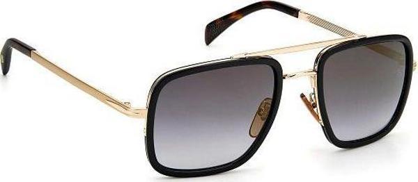 David Beckham DB7002/S RHLFQ Kare Erkek Güneş Gözlüğü Gold - Image 1