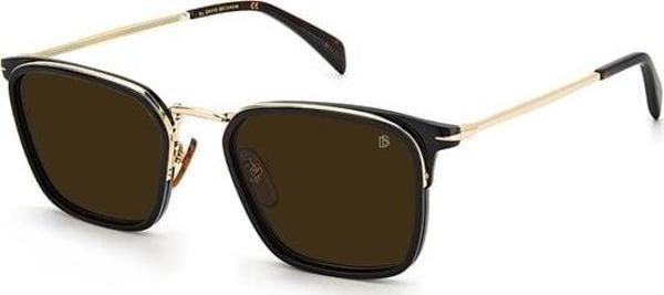 David Beckham DB7065/F/S RHL70 Kare Erkek Güneş Gözlüğü Gold - Image 1