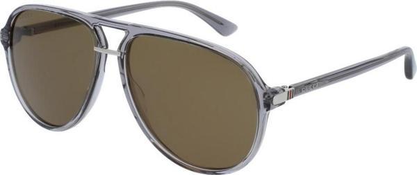 Gucci GG0015/S 005 Damla Unisex Güneş Gözlüğü Gri - Image 1