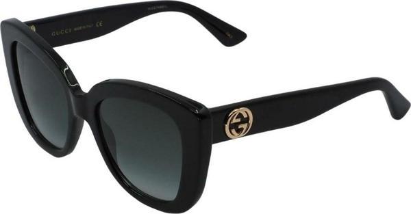 Gucci GG0163 001 Kare Kadın Güneş Gözlüğü Siyah - Image 1