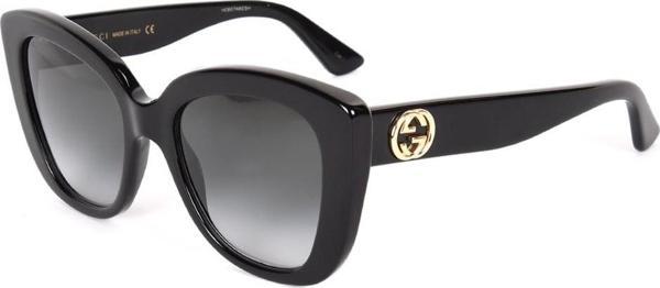 Gucci GG0327S 001 Kare Kadın Güneş Gözlüğü Siyah - Image 1