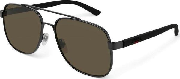 Gucci GG0422/S 002 Kare Erkek Güneş Gözlüğü Siyah - Image 1