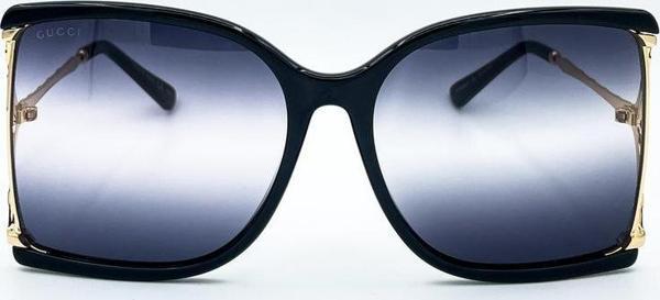 Gucci GG0592 002 Kare Kadın Güneş Gözlüğü Siyah - Image 1