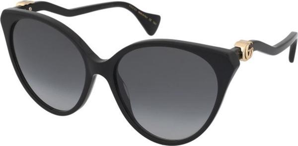 Gucci GG1011 001 Yuvarlak Kadın Güneş Gözlüğü Siyah - Image 1