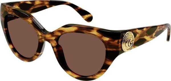 Gucci GG1408 002 Yuvarlak Kadın Güneş Gözlüğü Siyah - Image 1