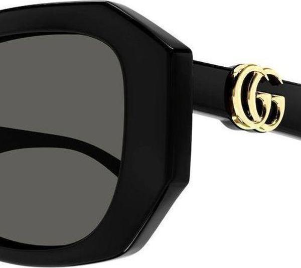 Gucci GG1535 001 Kare Kadın Güneş Gözlüğü Siyah - Image 1