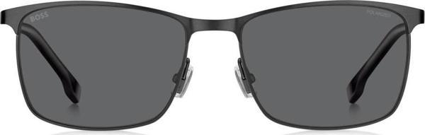 Hugo Boss 1635/S SVKM9 Kare Erkek Güneş Gözlüğü Siyah - Image 1