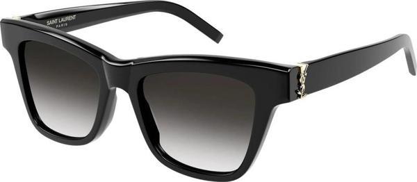 Yves Saint Laurent SL M106 002 Kare Kadın Güneş Gözlüğü Siyah - Image 1