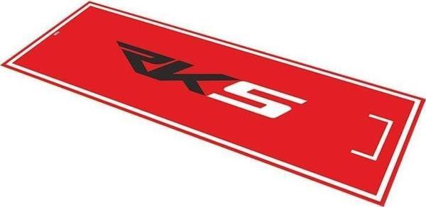 Rks Uyumlu Kırmızı Desenli 80 X 220 Cm Kaydırmaz Motosiklet Halısı - Image 1