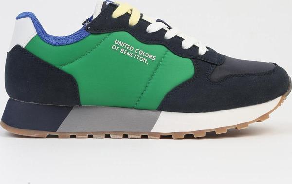 Benetton® İTHAL Lacivert Yeşil Kadın Spor Ayakkabı BNI-10048 - Image 1