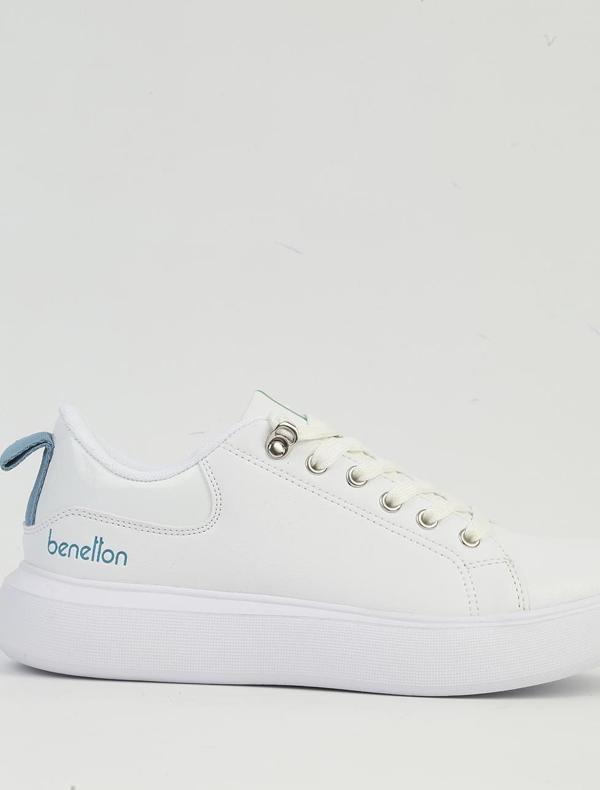 Benetton® Beyaz Kadın Spor Ayakkabı İTHAL BNI-11166 - Image 1