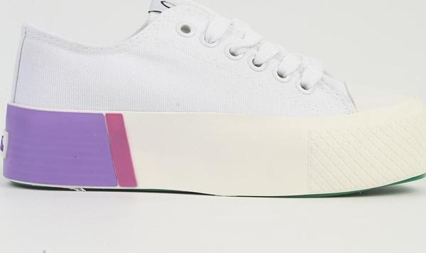 Benetton® BN-30941 - 3114 Beyaz Lila Kadın Spor Ayakkabı - Image 1