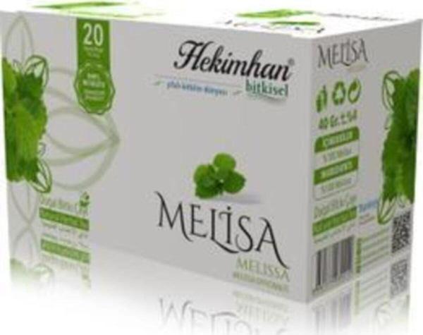 Hekimhan Bitkisel Melisa Doğal Bitki Çayı 20 Süzen Poşet - Image 1