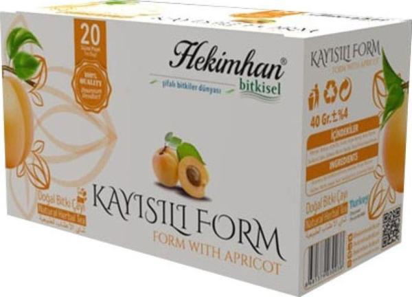 Hekimhan Kayısılı Form Çayı 20'Li Süzen Poşet - Image 1