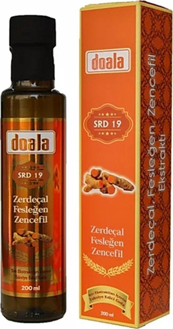 Doala Srd 19 Zerdeçal Fesleğen Zencefil Sıvı Ekstraktı - Image 1