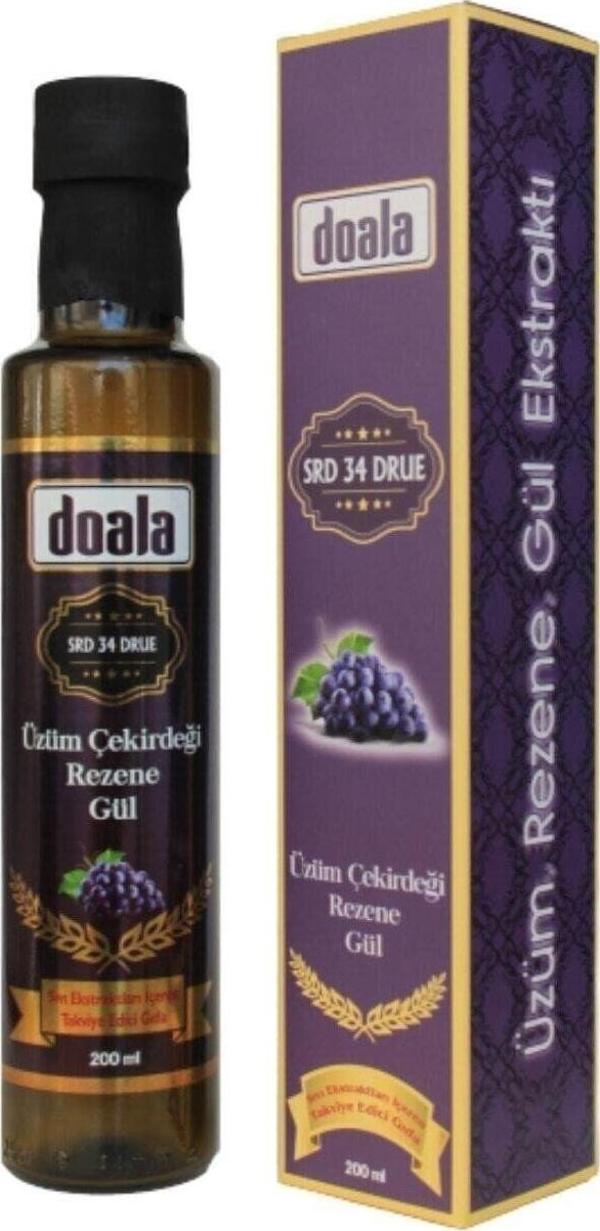 Doala Üzüm Çekirdeği - Rezene - Gül - 200 Ml - Image 1