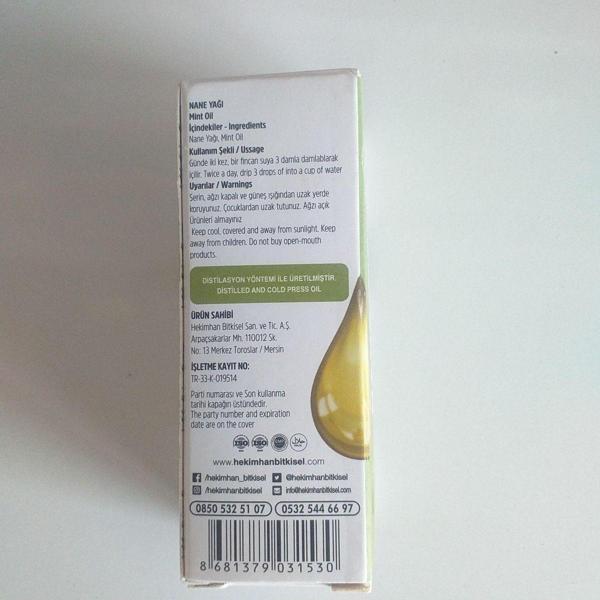 Hekimhan Nane Yağı 20 Ml - Image 1