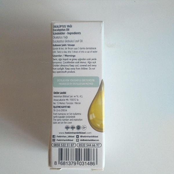 Hekimhan Okaliptus Yağı 20 Ml - Image 1
