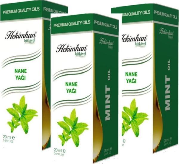 Hekimhan 3 Adet Nane Yağı 3X20Ml - Image 1
