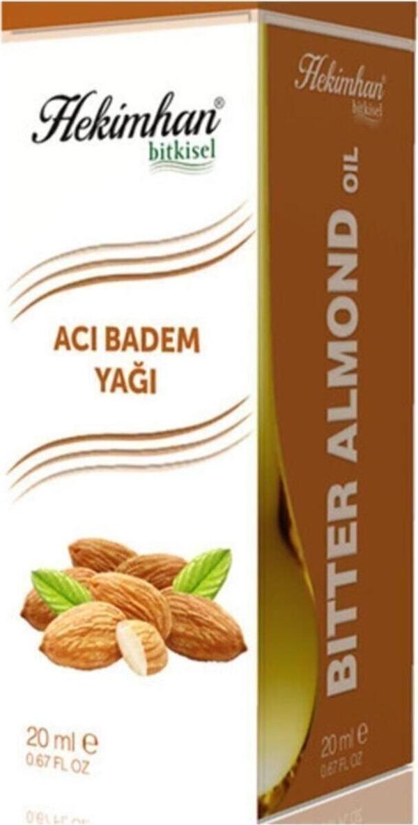 Hekimhan Acı Badem Yağı 20 Ml 2Adet - Image 1