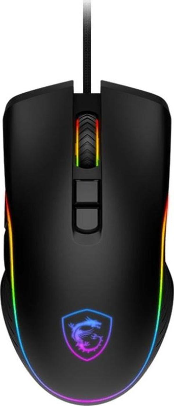 MSI FORGE GM300 Siyah Kablolu Gaming (Oyuncu) Mouse - Image 1