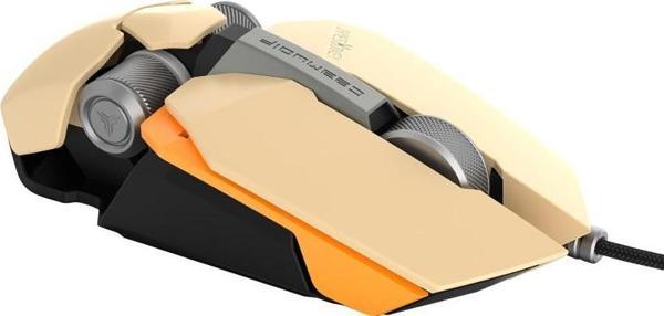 James Donkey 850R 12000DPI 8 Tuş PMW3360 Sensör RGB Optik Sarı Gaming Mouse - Image 1