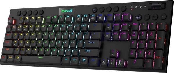 Redragon Horus K618 Wireless RGB Kablosuz Gaming (Oyuncu) Klavye - Image 1