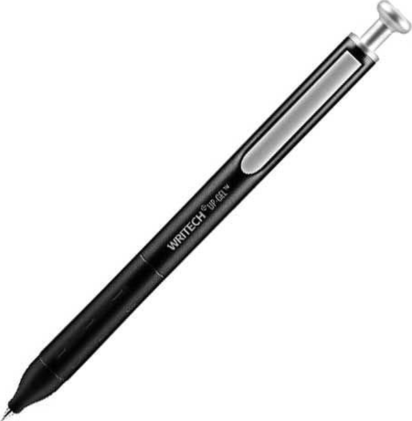 WRITECH W-0156 METAL UP SİYAH-BEYAZ GÖVDE 0,7MM SİYAH JEL KALEM - 2'Lİ - Image 1