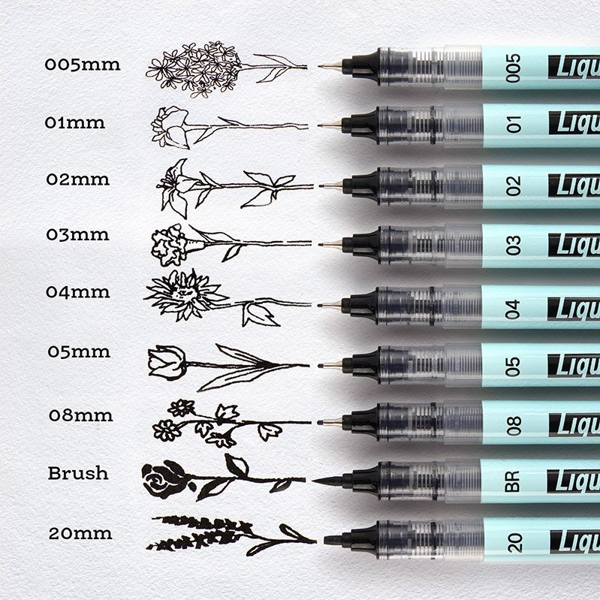 WRITECH W-704 LIQUID FINELINER 0,4MM KALEM - 12'Lİ KUTU - Image 1