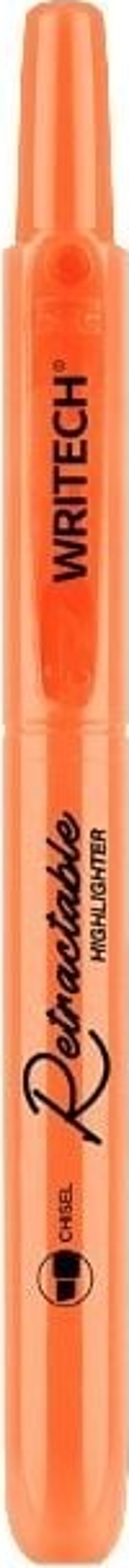 WRITECH W-805S BASMALI FOSFORLU KALEM NEON TURUNCU - 12'Lİ KUTU - Image 1