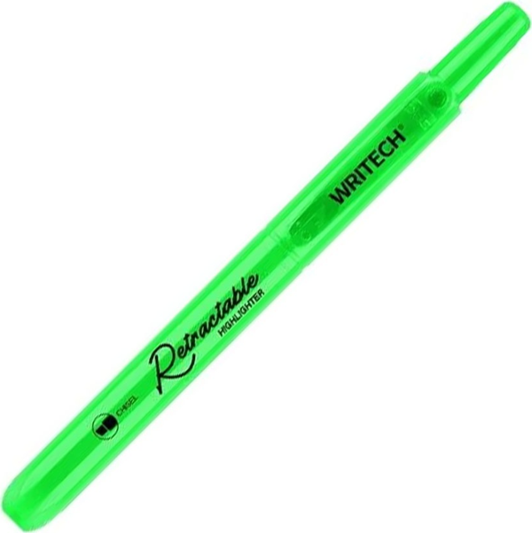 WRITECH W-805S BASMALI FOSFORLU KALEM NEON YEŞİL - 12'Lİ KUTU - Image 1
