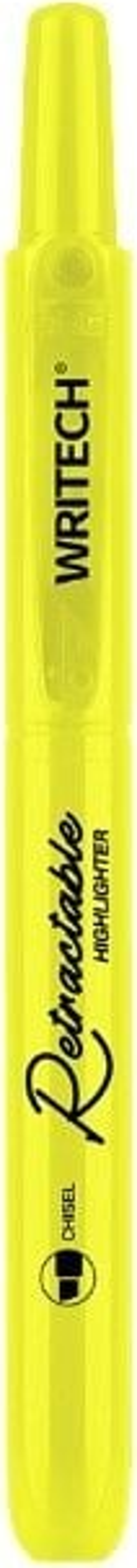 WRITECH W-805S BASMALI FOSFORLU KALEM REFILL NEON SARI - 12'Lİ KUTU - Image 1