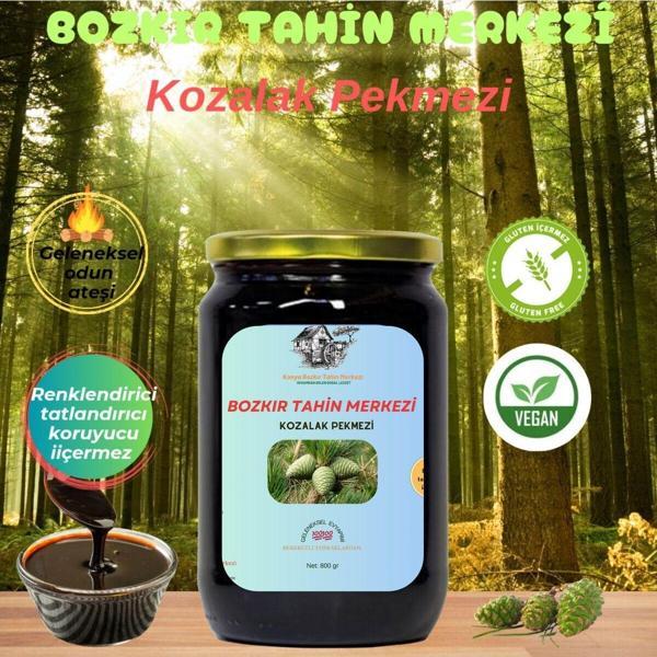 Bozkır Tahin Merkezi Çam Kozalağı Köy Pekmezi 800 Gr (Doğal) - Image 1