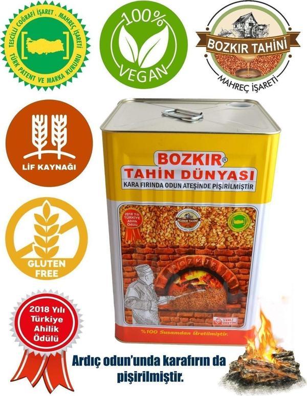 Bozkır Tahin Dünyası Bozkır Tahin Dünyası Kepeksiz Bozkır Tahini 19 Kg Teneke - Image 1