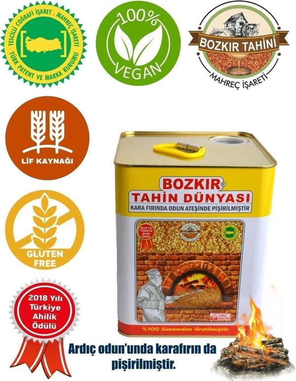 Bozkır Tahin Dünyası Bozkır Tahin Dünyası Kepeksiz Bozkır Tahini 4600 Gr. Teneke - Image 1