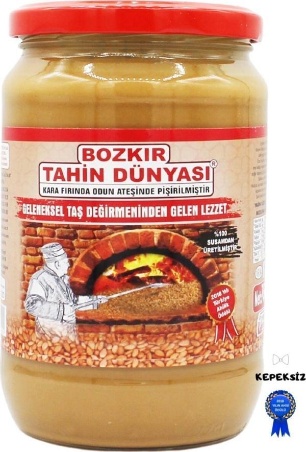 Bozkır Tahin Merkezi Kepekli Bozkır Tahini 700 Gr. Cam - Image 1