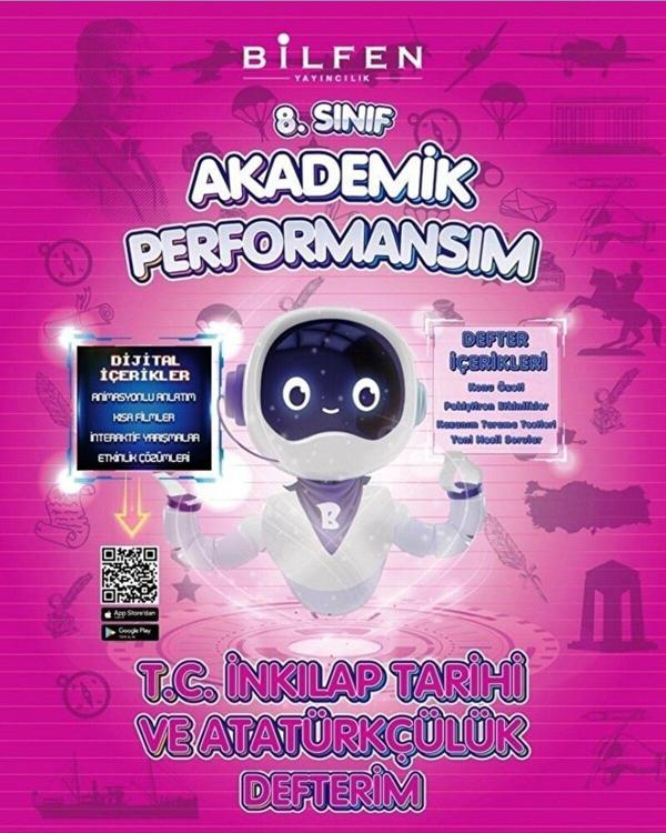 8. Sınıf İnkılap Tarihi ve Atatürkçülük Akademik Performansım Defterim - Bilfen Yayınları - Image 1