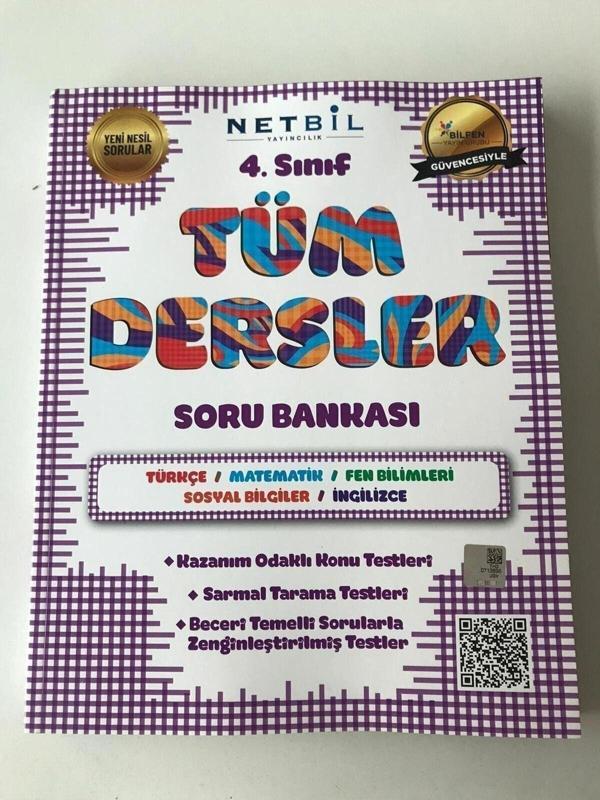4. Sınıf Tüm Dersler Soru Bankası 2022-2023 - Netbil Yayınları - Image 1
