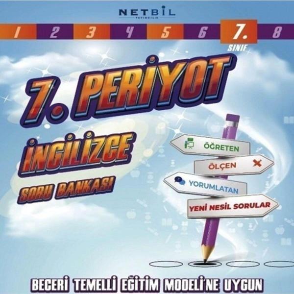 7. Sınıf Ingilizce Periyot Soru Bankası - Netbil Yayınları - Image 1