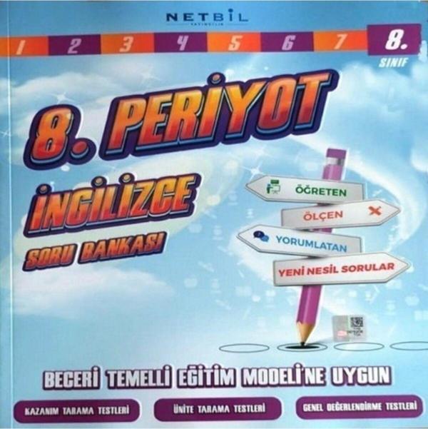 8. Sınıf Periyot Ingilizce Soru Bankası  - Netbil Yayınları - Image 1