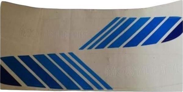Mobylette Depo Yazısı Mavi-beyaz - Image 1