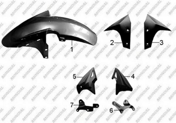 180 Z-One S Ön Panel Sağ Sakal Mavi Orj - Image 1