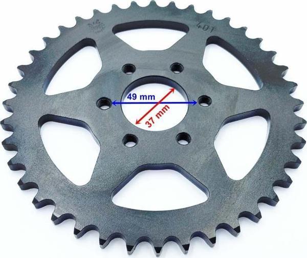 Arka Dişli 428-40T İç 37X6 Delikli Ind Öm Hedge - Image 1