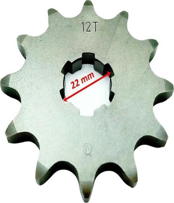 Kawasaki Uyumlu Ninja Ön Dişli 520-12T İç 22X6 Kanallı Öm - Image 1