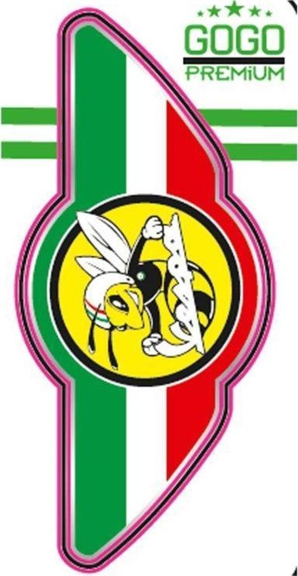 Vespa Wespa Arı Logo Damla Stıcker - Image 1