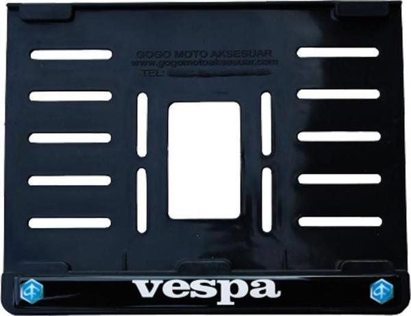 Vespa Wespa Uyumlu Plastik (15X24 Cm) Kırılmaz Plakalık - Image 1