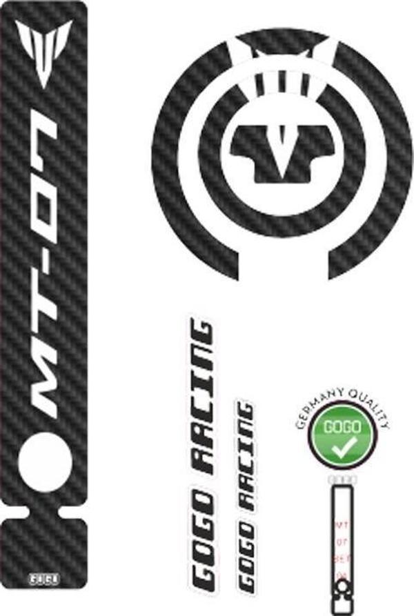 Yamaha Mt07 2014 - 2017 Uyumlu Tank Pad 004 - Image 1