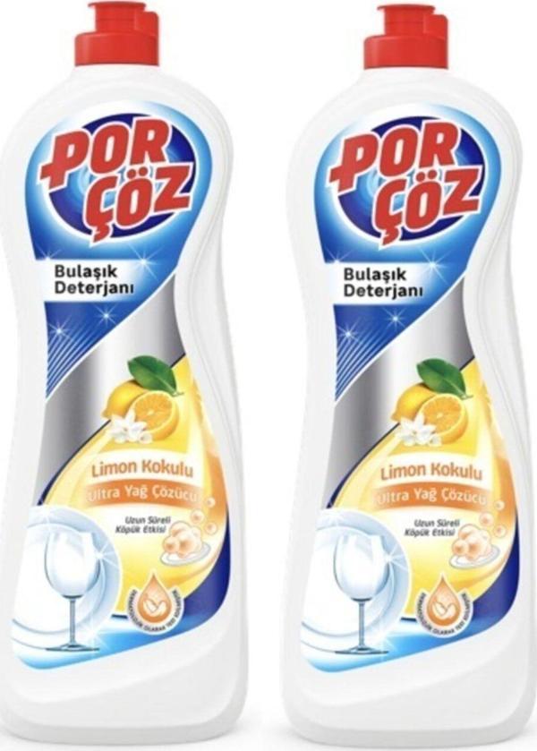 Porçöz Bulaşık Deterjanı Limon Kokulu 675 Ml X 2 Adet - Image 1
